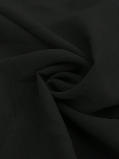 EMERY ROSE Dames lente/zomer bohemian vakantie stijl casual crossover gesmokte taille geplooide twist back ruche mouw a-lijn midi-jurk